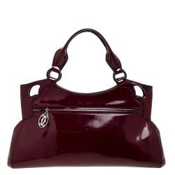 مملوكة مسبقًا Cartier Red Patent Leather Small Marcello De Cartier Bag