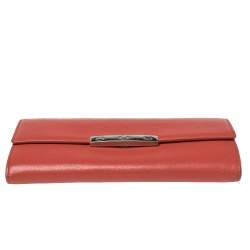 مملوكة مسبقًا Cartier Orange Leather LOVE Continental Wallet