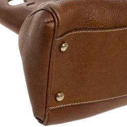 مملوكة مسبقًا حقيبة كارتييه ماركلو دو كارتييه متوسطة جلد لامعة عنابية