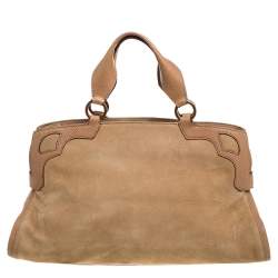 Pre Owned حقيبة كارتييه ماركلو دو كارتييه متوسطة جلد لامعة عنابية