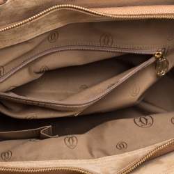 Pre Owned حقيبة كارتييه ماركلو دو كارتييه متوسطة جلد لامعة عنابية