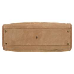 Pre Owned حقيبة كارتييه ماركلو دو كارتييه متوسطة جلد لامعة عنابية