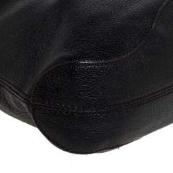 Pre Owned Cartier Black Leather Marcello de Cartier Tote