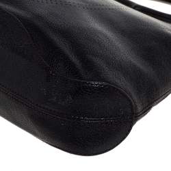 Pre Owned Cartier Black Leather Marcello de Cartier Tote