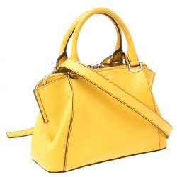 مملوكة مسبقًا Cartier Yellow Leather Mini C De Cartier Tote