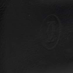 مملوكة مسبقًا Cartier Black Leather Must De Cartier Bifold Wallet