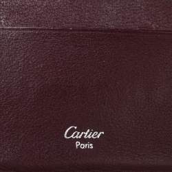 مملوكة مسبقًا Cartier Black Leather Must De Cartier Bifold Wallet