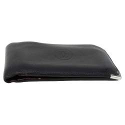 مملوكة مسبقًا Cartier Black Leather Must De Cartier Bifold Wallet