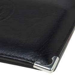 مملوكة مسبقًا Cartier Black Leather Must De Cartier Bifold Wallet