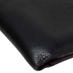 مملوكة مسبقًا Cartier Black Leather Must De Cartier Bifold Wallet