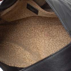 Pre Owned Cartier Black Leather Small Panthere de Cartier Bag