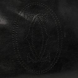 مملوكة مسبقًا Cartier Black Leather Small Marcello De Cartier Bag