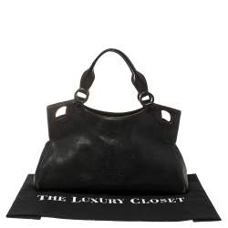مملوكة مسبقًا Cartier Black Leather Small Marcello De Cartier Bag