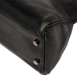 مملوكة مسبقًا Cartier Black Leather Small Marcello De Cartier Bag