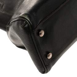 مملوكة مسبقًا Cartier Black Leather Small Marcello De Cartier Bag