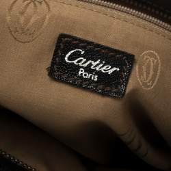 مملوكة مسبقًا Cartier Black Leather Small Marcello De Cartier Bag