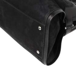 Pre Owned حقيبة كارتييه مارسيلو دو كارتييه جلد نوبوك ونقشة السحلية سوداء 