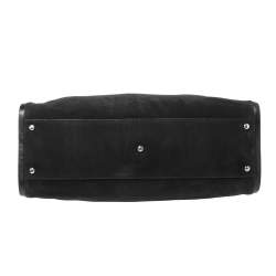 Pre Owned حقيبة كارتييه مارسيلو دو كارتييه جلد نوبوك ونقشة السحلية سوداء 