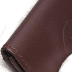 Pre Owned Cartier Red Leather Must de Cartier Small Wallet