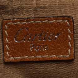 Cartier Tan Leather Marcello de Cartier Satchel