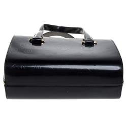 Pre Owned Cartier Black Leather Happy Birthday Satchel