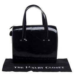Pre Owned Cartier Black Leather Happy Birthday Satchel