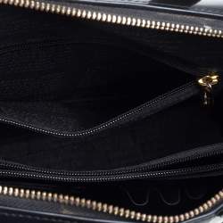 Pre Owned Cartier Black Leather Happy Birthday Satchel