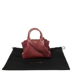 مملوكة مسبقًا Cartier Maroon Leather Mini C de Cartier Satchel