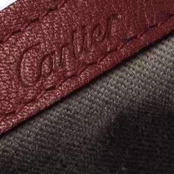 مملوكة مسبقًا Cartier Maroon Leather Mini C de Cartier Satchel