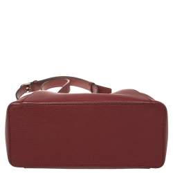 مملوكة مسبقًا Cartier Maroon Leather Mini C de Cartier Satchel