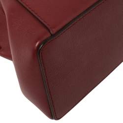 مملوكة مسبقًا Cartier Maroon Leather Mini C de Cartier Satchel
