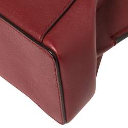 مملوكة مسبقًا Cartier Maroon Leather Mini C de Cartier Satchel