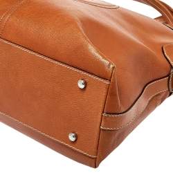 مملوكة مسبقًا Cartier Brown Leather Marcello de Cartier Satchel