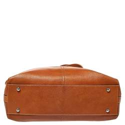 مملوكة مسبقًا Cartier Brown Leather Marcello de Cartier Satchel