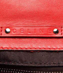 Pre Owned Cartier Red Leather  Turnlock Satchel