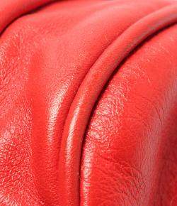 Pre Owned Cartier Red Leather  Turnlock Satchel