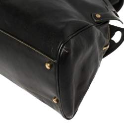 مملوكة مسبقًا Cartier Black Leather "Marcello de Cartier" Shoulder Bag