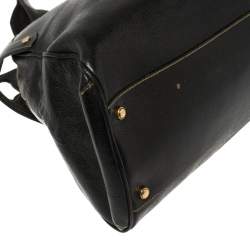 مملوكة مسبقًا Cartier Black Leather "Marcello de Cartier" Shoulder Bag