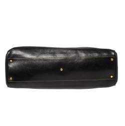 مملوكة مسبقًا Cartier Black Leather "Marcello de Cartier" Shoulder Bag