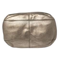 مملوكة مسبقًا Cartier Metallic Leather and Python Marcello de Cartier Top Handle Bag