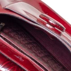 Cartier Burgundy Patent Leather Happy Birthday Hobo