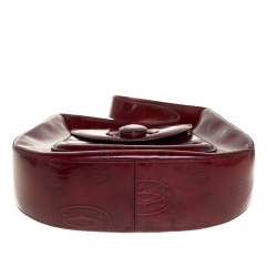 Cartier Burgundy Patent Leather Happy Birthday Hobo