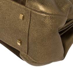 مملوكة مسبقًا Cartier Gold Suede and Leather La Dona Shoulder Bag