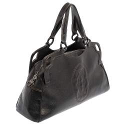 مملوكة مسبقًا Cartier Black Leather Marcello De Cartier Bag