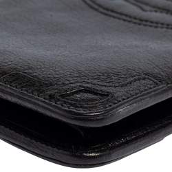 Pre Owned Cartier Metallic Black Leather Marcello de Cartier Clutch