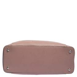 Pre Owned Cartier Pink Leather C De Cartier Medium Satchel