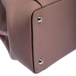 Pre Owned Cartier Pink Leather C De Cartier Medium Satchel