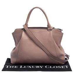 Pre Owned Cartier Pink Leather C De Cartier Medium Satchel