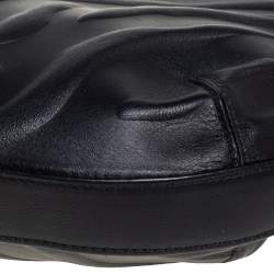 Pre Owned Cartier Black Leather Panthere Hobo