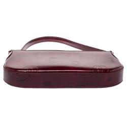 Pre Owned حقيبة كارتييه باغيت هابي بيرث داي جلد أحمر لامع